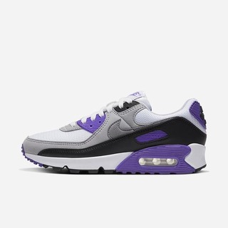 Pantofi Casual Nike Air Max 90 Dama Albi Violet Negrii Gri | TRBO-85493